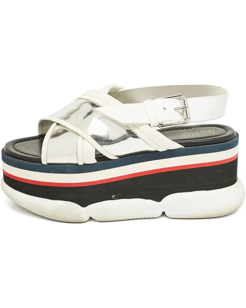 Moncler Zelda Plateau-Sandalen - Weiß Weiß