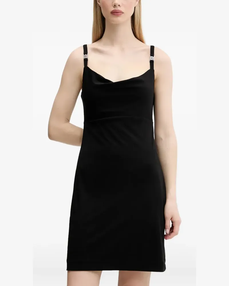 HUGO BOSS Klassisches Minikleid - Schwarz Schwarz