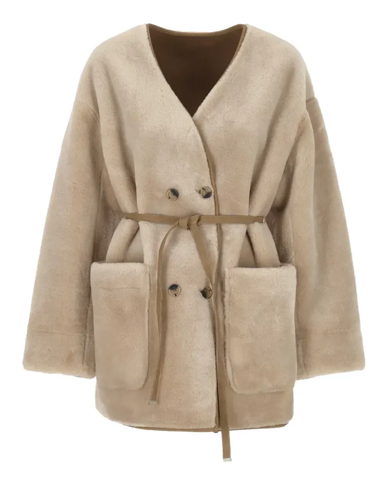 Urbancode Jacke mit Gürtel - Nude Nude