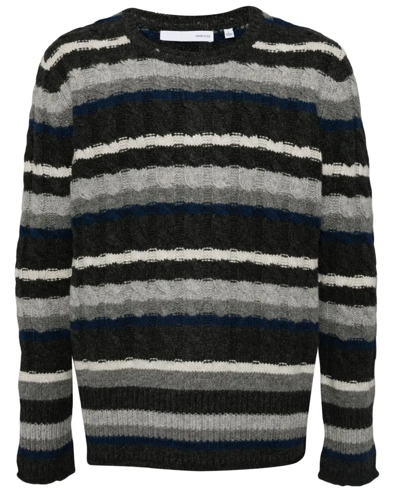 PRIVATE STOCK The Ellis Pullover - Grau Grau