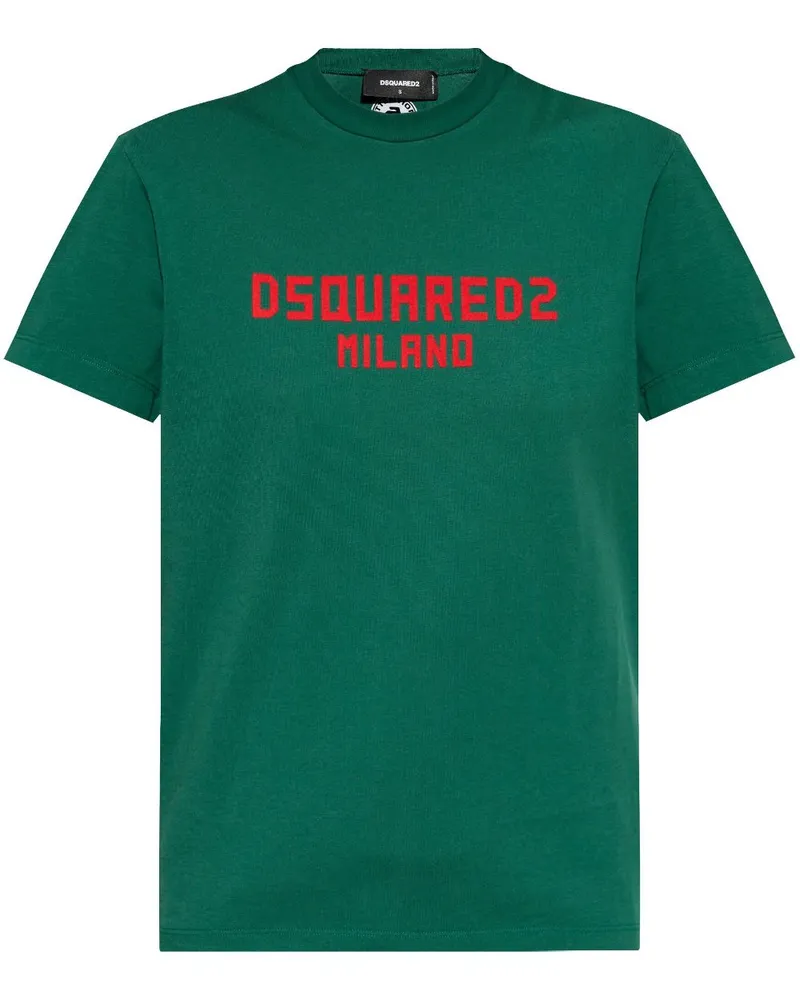 Dsquared2 T-Shirt mit Print - Grün Grün