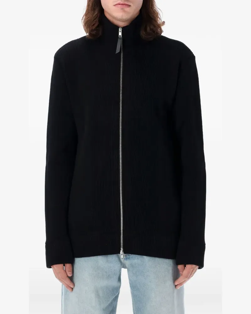 Maison Margiela Cardigan mit Reißverschluss - Schwarz Schwarz