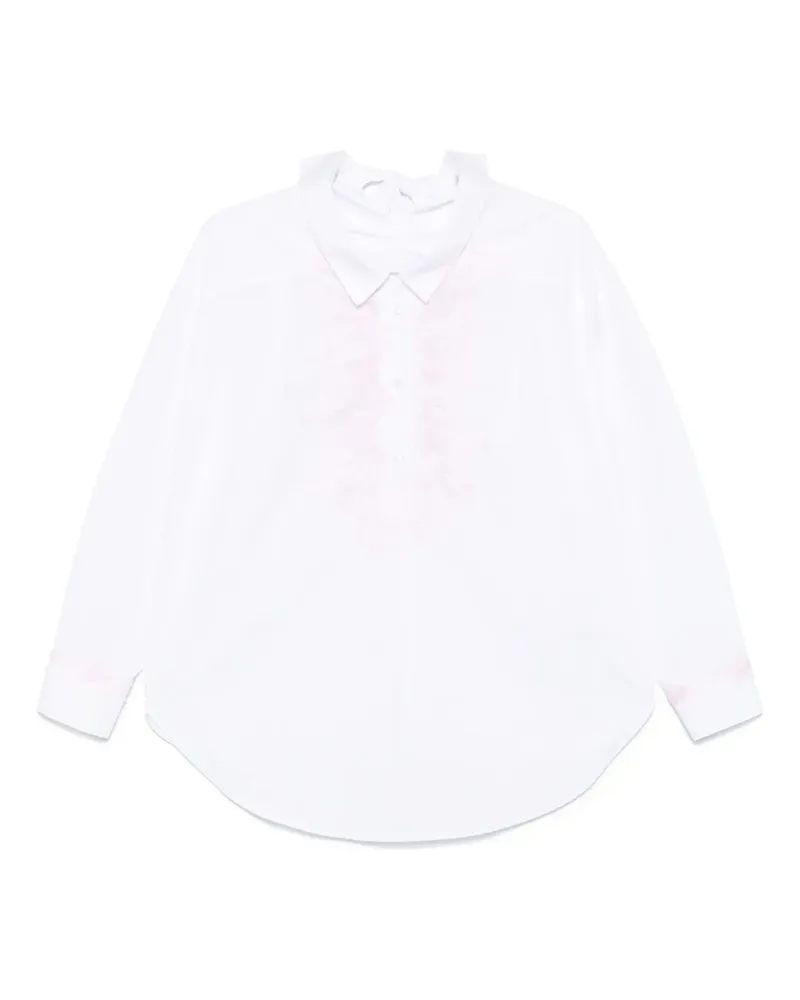 Ermanno Scervino Bluse aus Baumwolle - Weiß Weiß