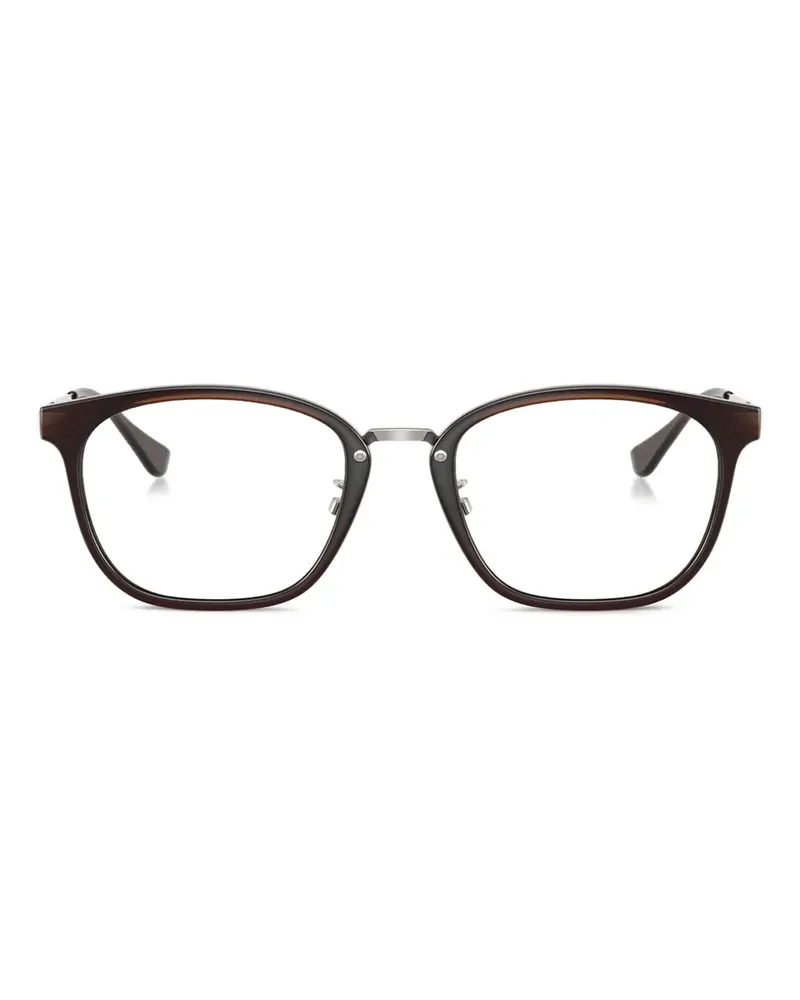 Ray Ban Brille mit eckigem Gestell - Braun Braun
