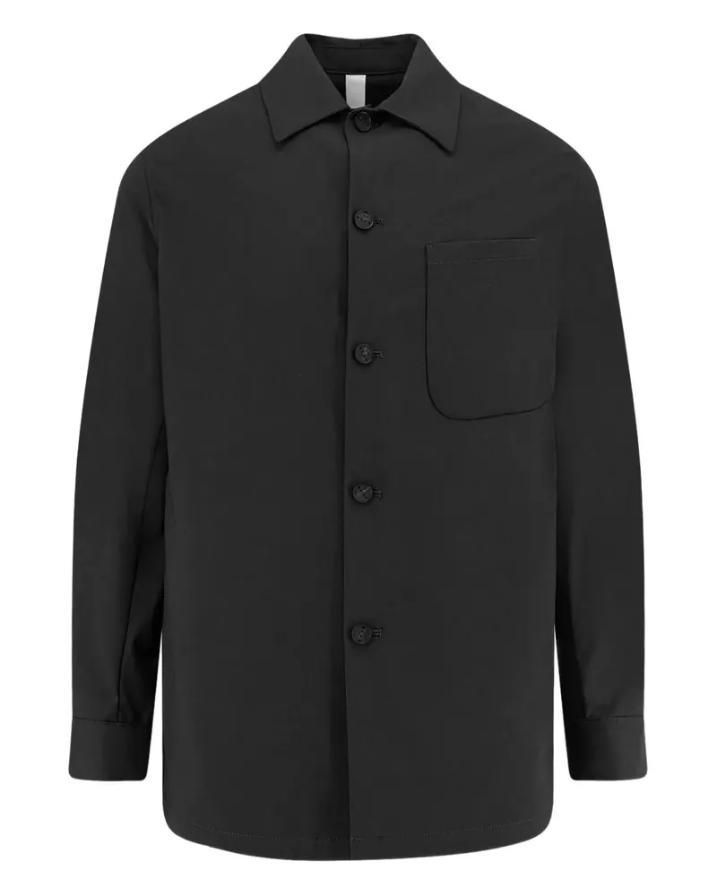 Hevò Bari Hemd mit aufgesetzter Tasche - Blau Blau