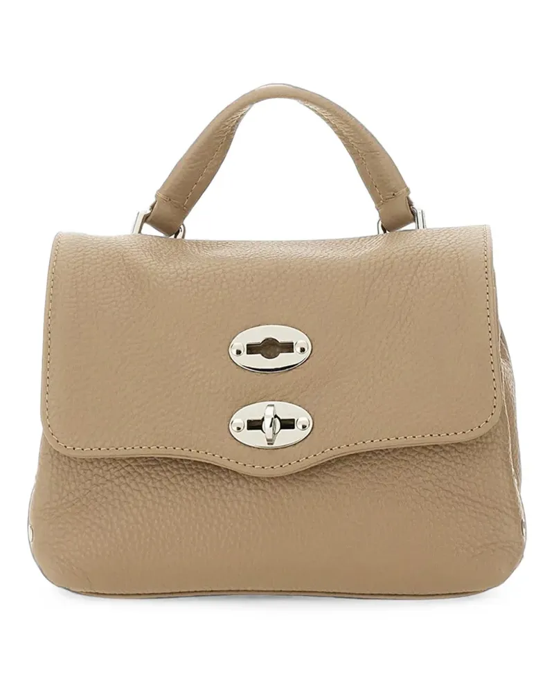 Zanellato Postina leather shoulder bag - Nude Nude