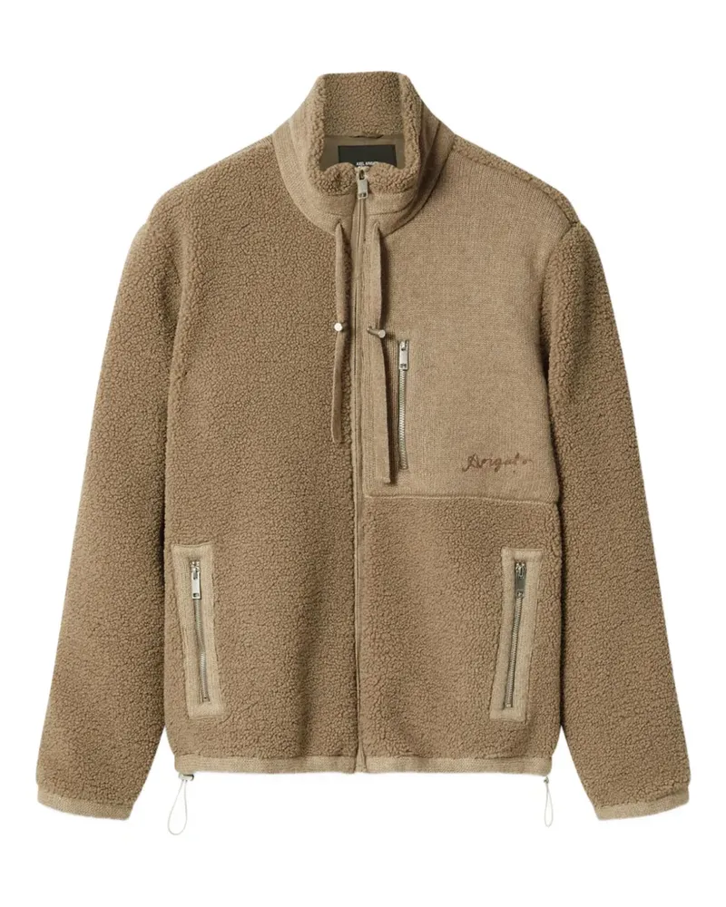 Axel Arigato Jacke mit Logo-Stickerei - Braun Braun