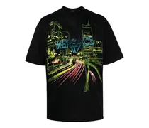 T-Shirt mit City Lights-Stickerei