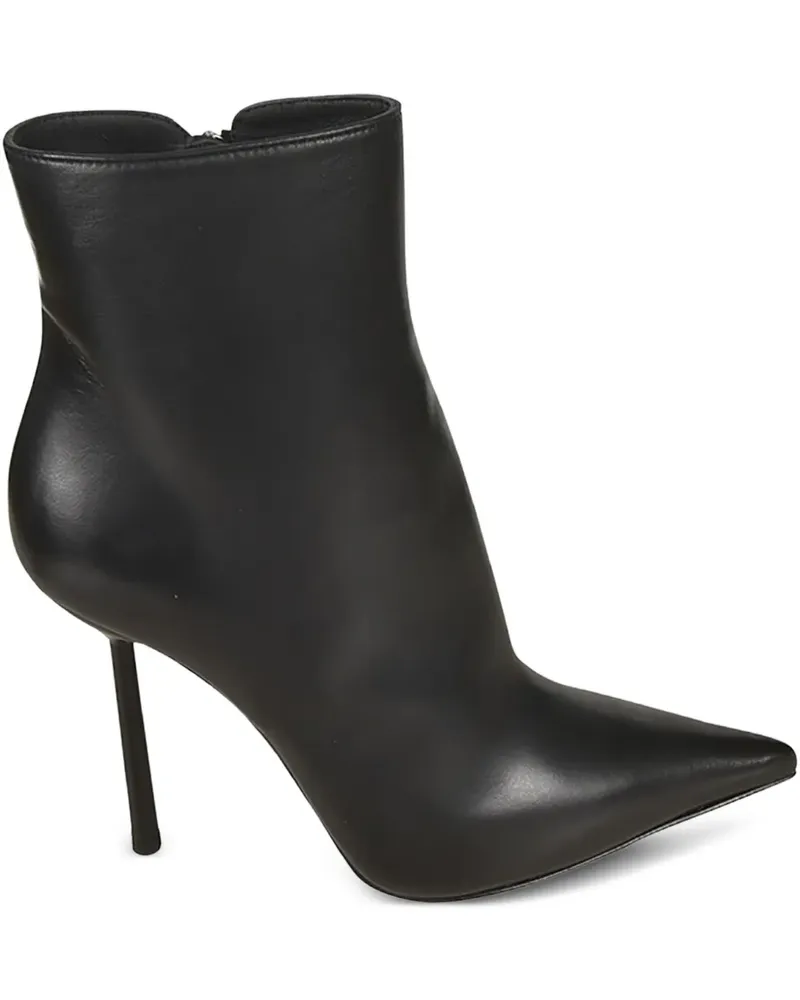 Le Silla Stiletto-Stiefeletten mit spitzer Kappe 120mm - Schwarz Schwarz