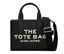 The Small Woven Tote Tasche - Schwarz