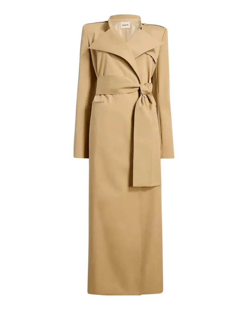 KHAITE Maxwell Trenchcoat - Nude Nude