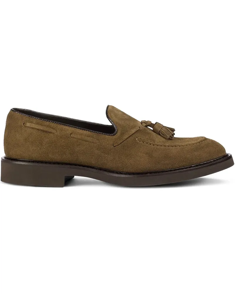 Doucal´s Loafer aus Wildleder mit Quasten - Braun Braun