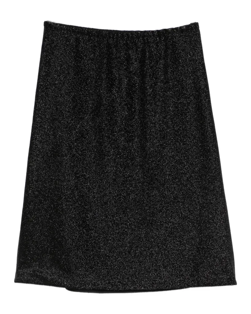 Jil Sander elasticated midi skirt - Schwarz Schwarz