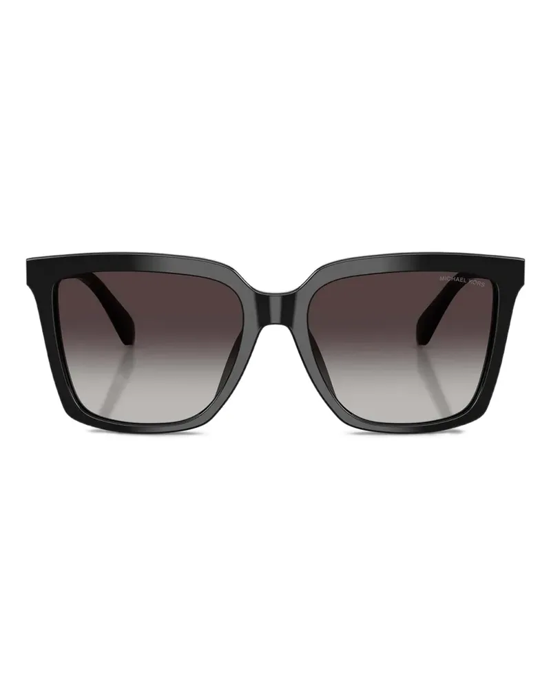 Michael Kors Sonnenbrille mit eckigem Gestell - Schwarz Schwarz