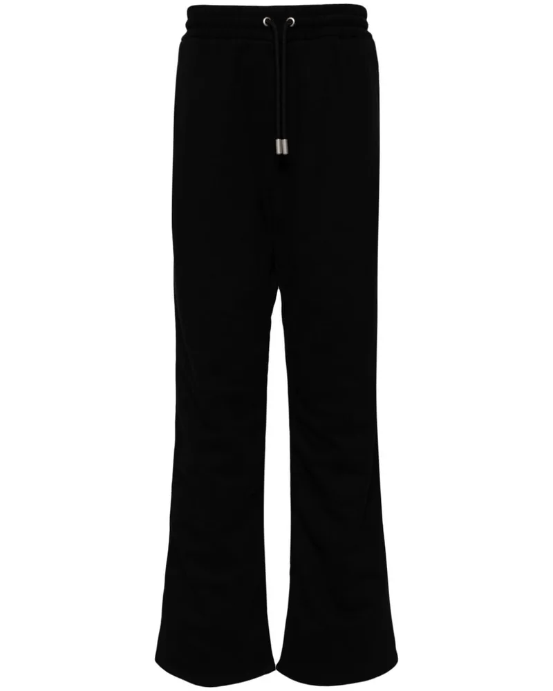 OFF-WHITE Jogginghose mit aufgestickten Diag-Streifen - Schwarz Schwarz