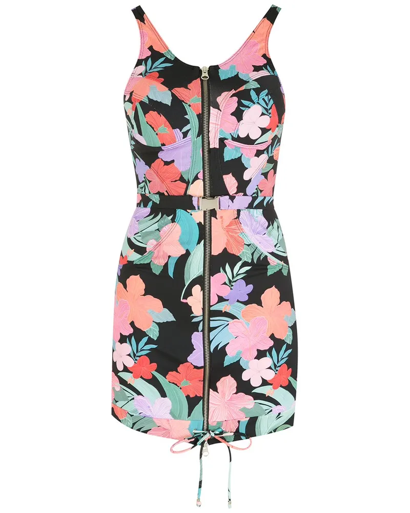 Amir Slama Kleid mit Print - Mehrfarbig Mehrfarbig