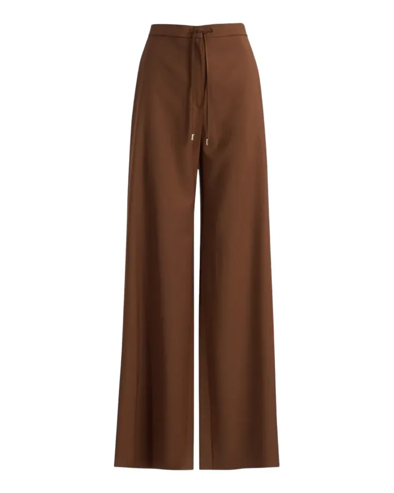 Max Mara drawstring wide-leg trousers - Braun Braun