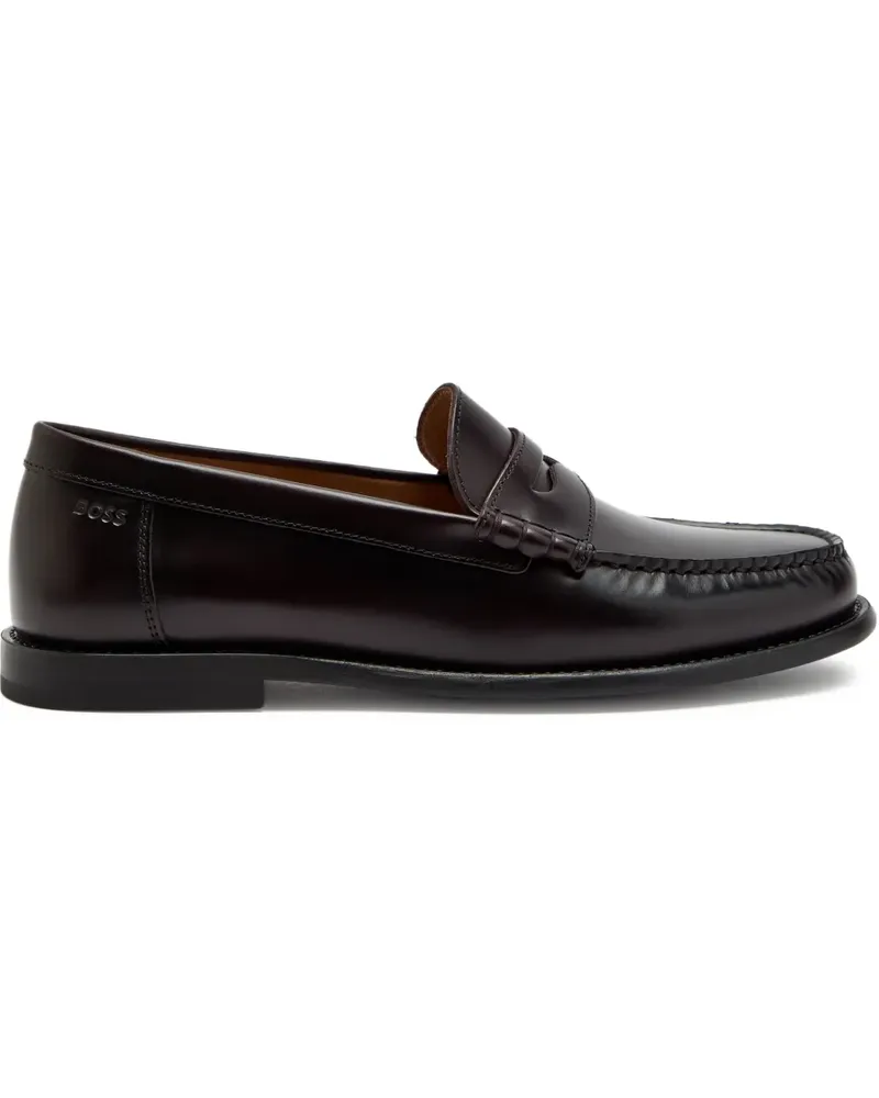 HUGO BOSS Loafer mit Riemen-Detail - Rot Rot