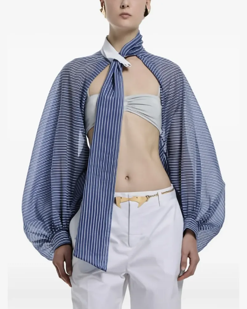 Vivetta striped blouse - Blau Blau