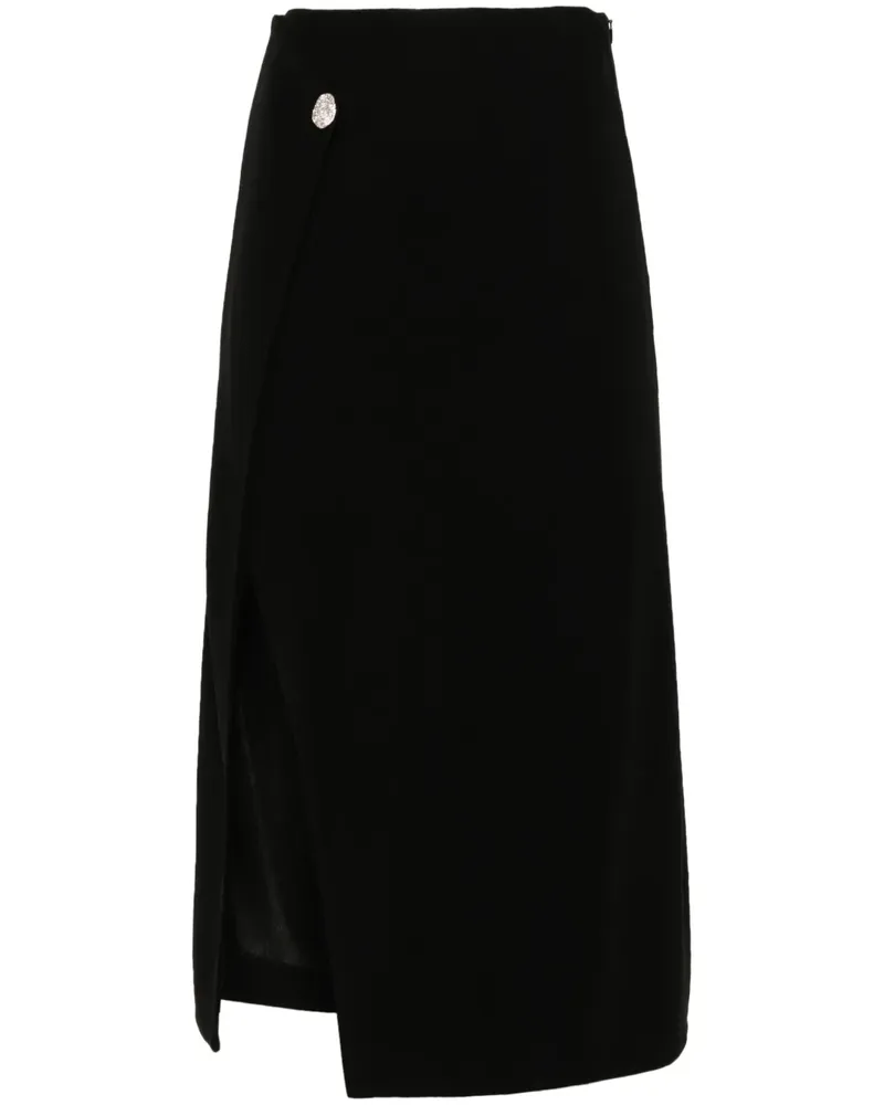 Barbara Bui Minikleid mit Zierknöpfen - Schwarz Schwarz