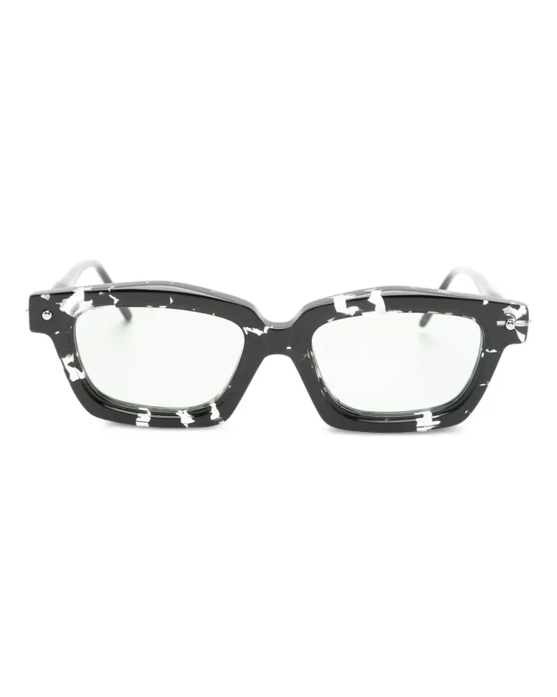 KUBORAUM Gemusterte Sonnenbrille - Schwarz Schwarz