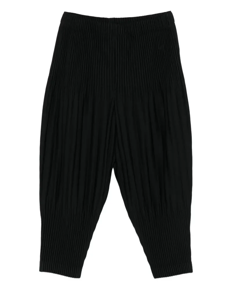 Issey Miyake pleated trousers - Schwarz Schwarz
