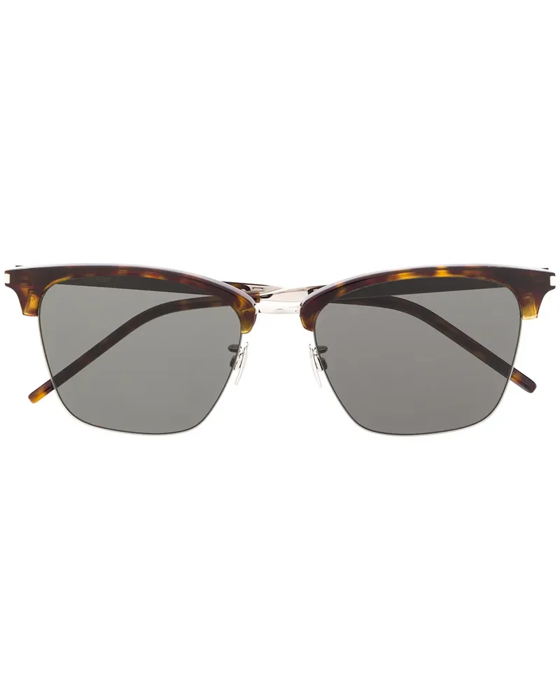 Saint Laurent Sonnenbrille in Schildpattoptik - Braun Braun
