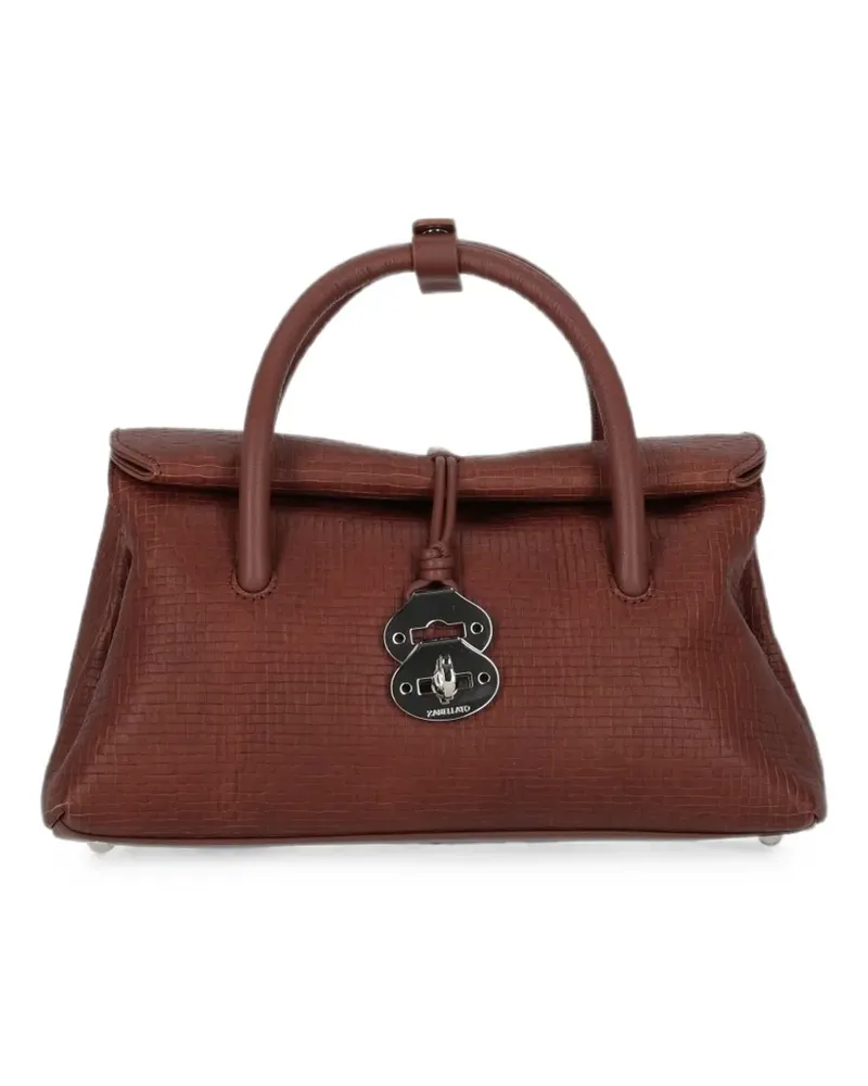 Zanellato small Dotta leather shoulder bag - Braun Braun