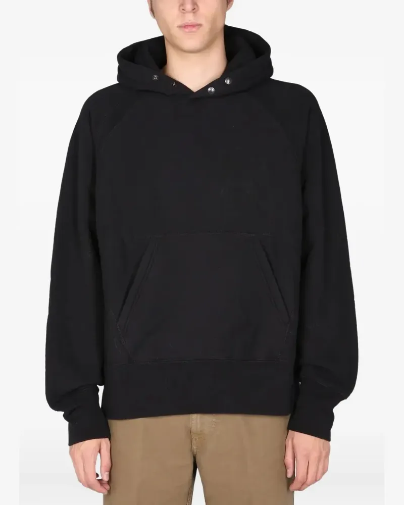 Engineered Garments snap-button hoodie - Schwarz Schwarz