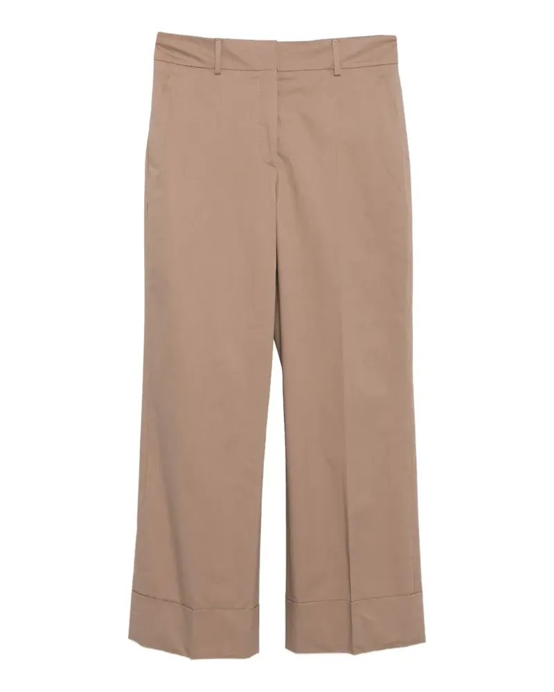 Incotex Arlys cuffed trousers - Nude Nude