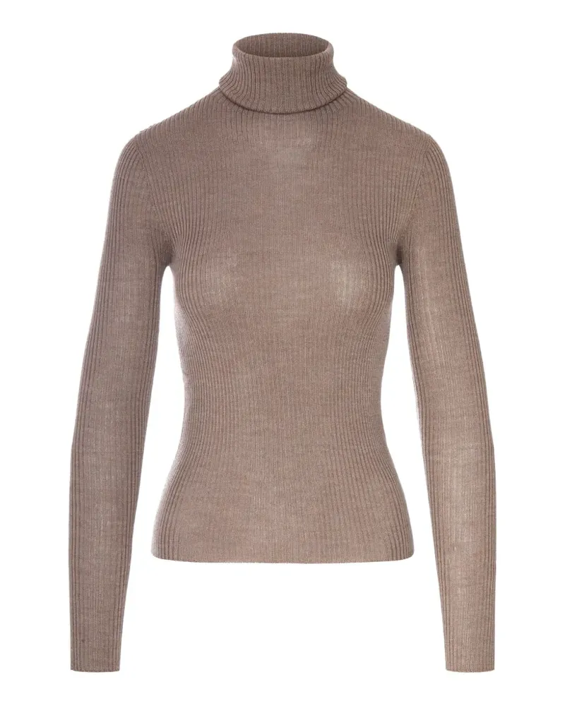 Roberto Collina Gerippter Rollkragenpullover - Braun Braun