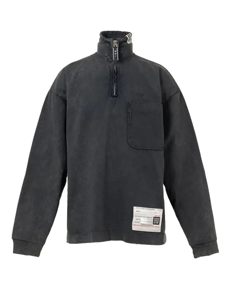 MIHARAYASUHIRO Langarmshirt mit Reißverschluss - Grau Grau