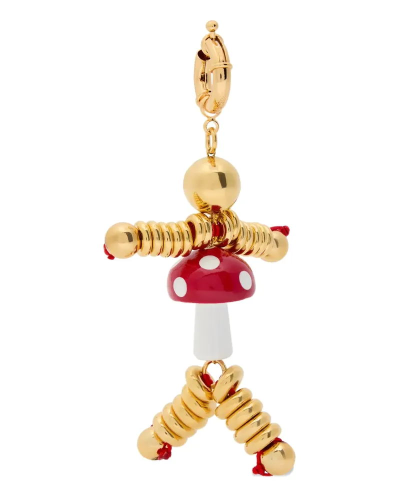 TIMELESS PEARL Suki beaded keyring - Gold Gold