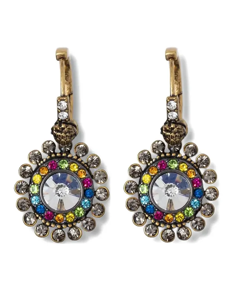 Kurt Geiger embellished drop earrings - Gold Gold