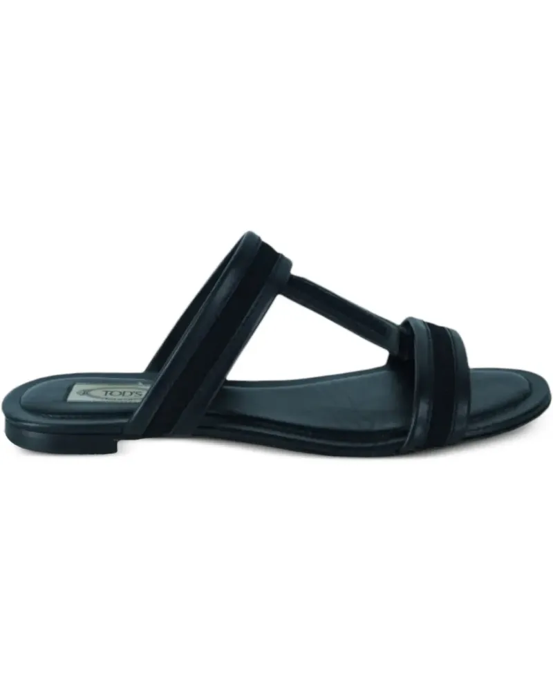 TOD'S Cuoio Legg Sandalen - Schwarz Schwarz