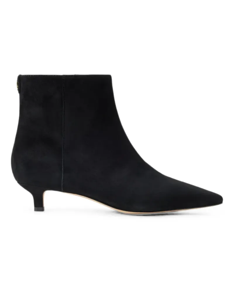 Ralph Lauren Francesca Stiefeletten aus Wildleder - Schwarz Schwarz