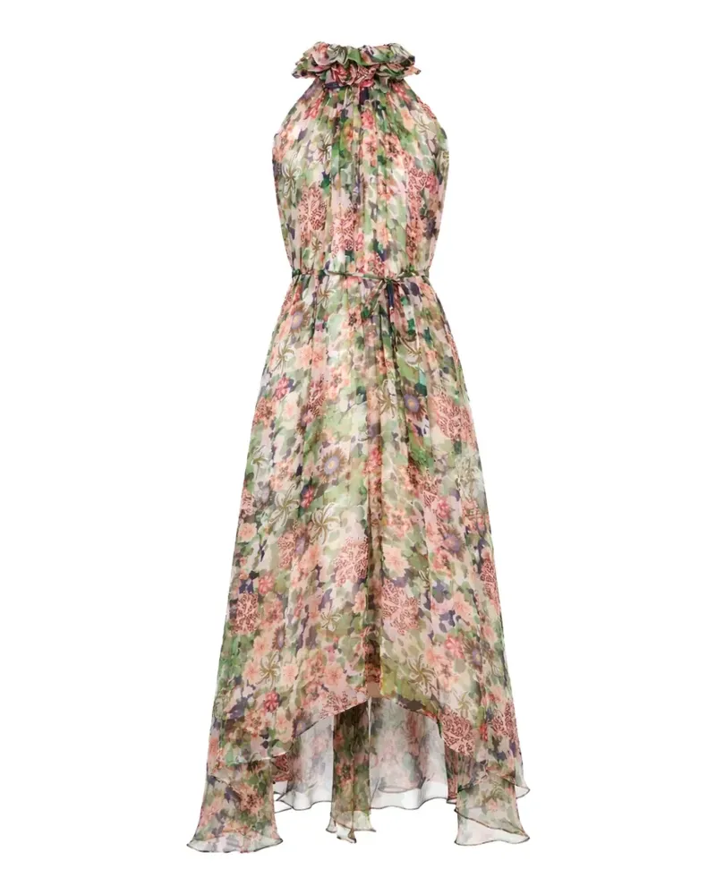 Saloni floral midi dress - Grün Grün