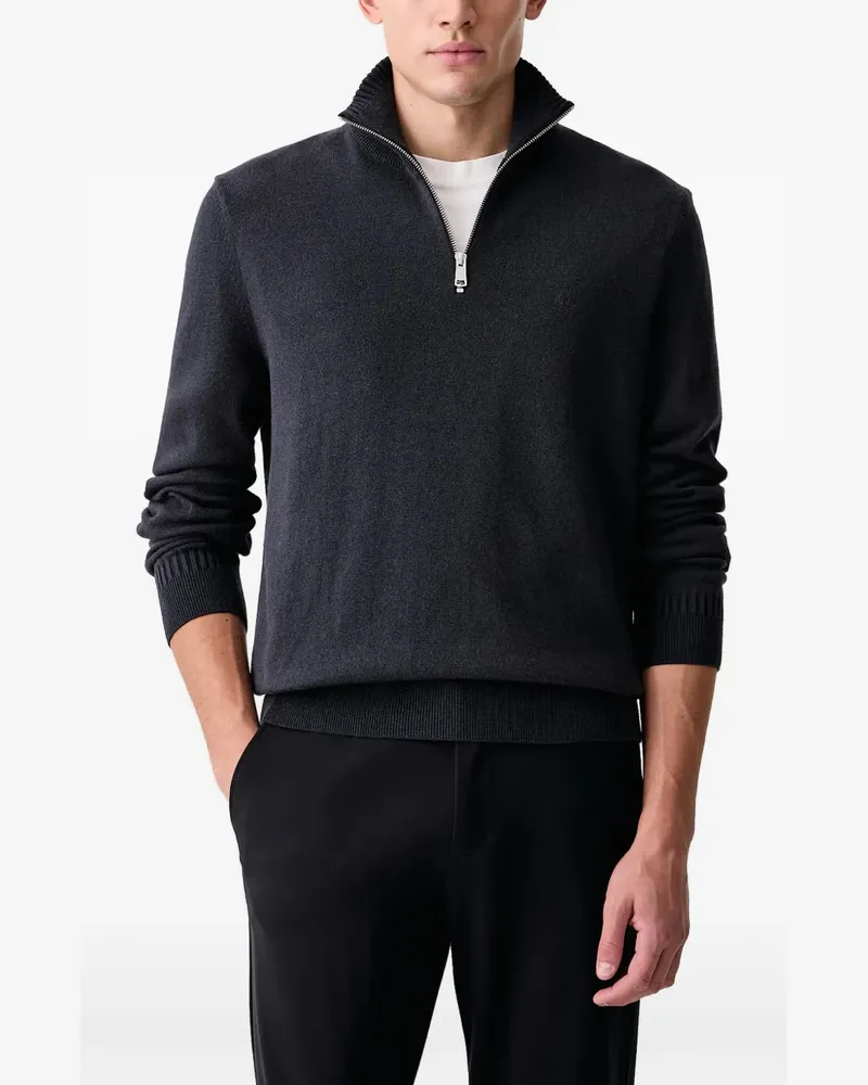 Marc O'Polo Pullover mit Logo-Stickerei - Blau Blau