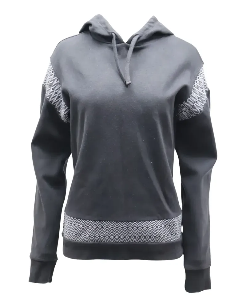 A.P.C. zig-zag print laguna hoodie - Grau Grau