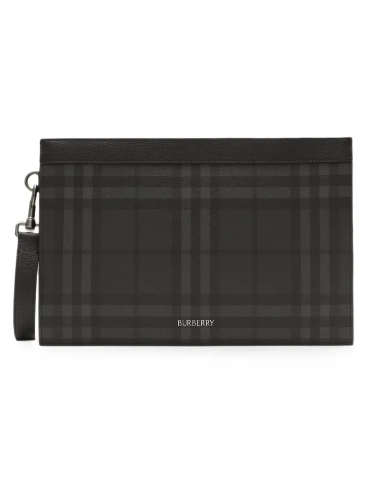Burberry City Check Portemonnaie - Schwarz Schwarz