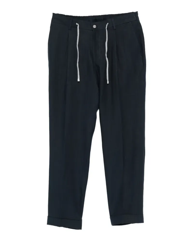 BARBA Hose mit Kordelzug - Blau Blau
