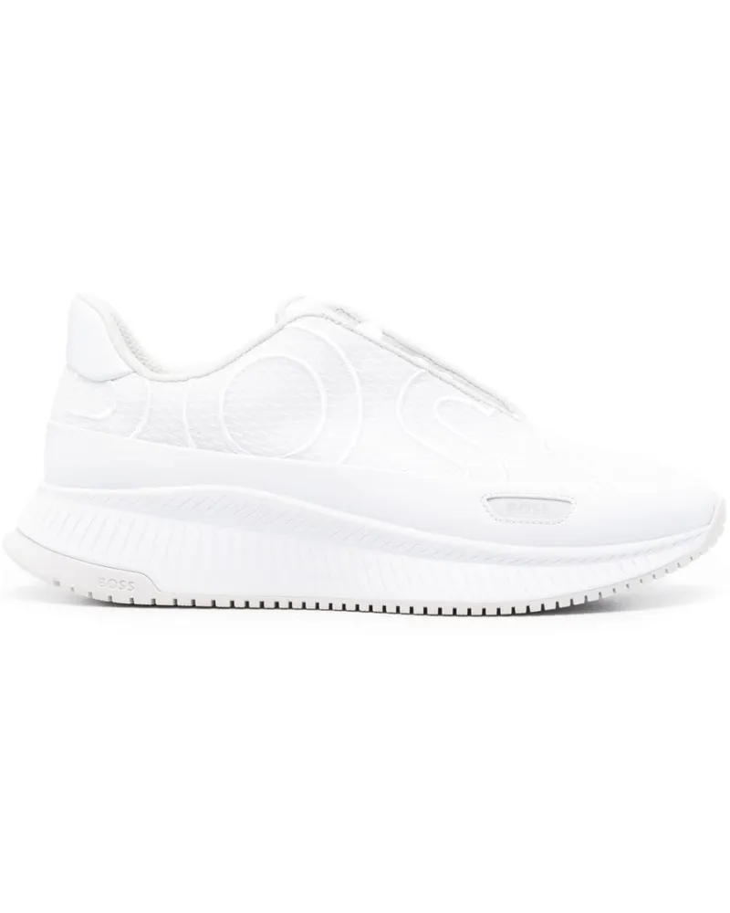 HUGO BOSS Ttnm Evo Runn Sneakers mit Logo-Stickerei - Weiß Weiß