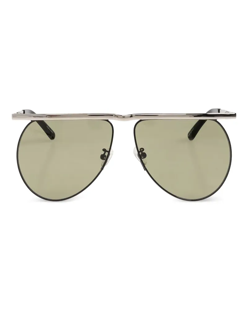 ATTICO Klassische Sonnenbrille - Silber Silber