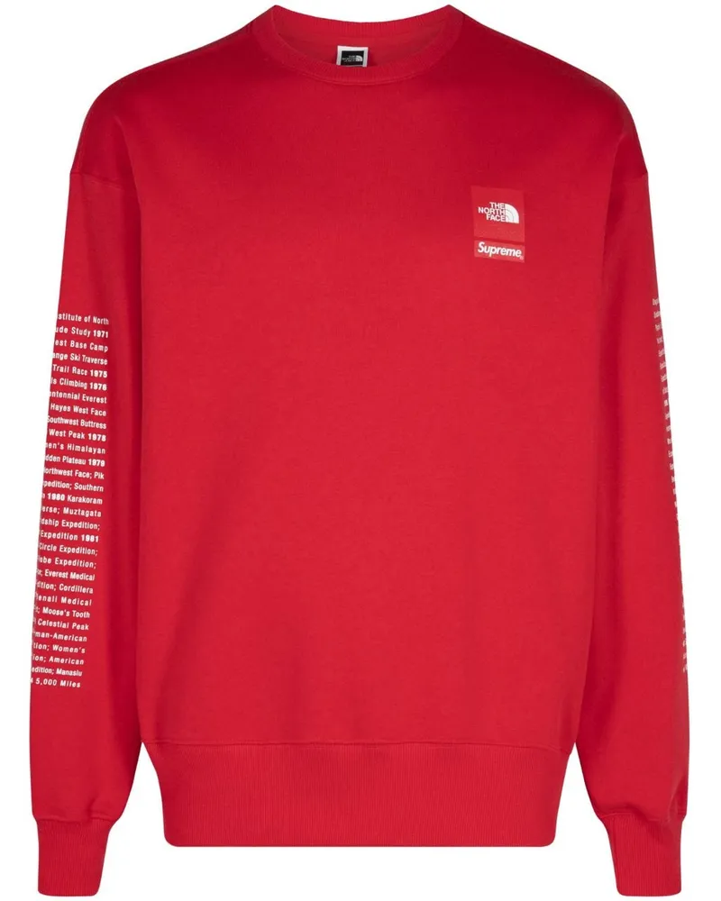 Supreme Being x The North Face "Red" Sweatshirt Rot