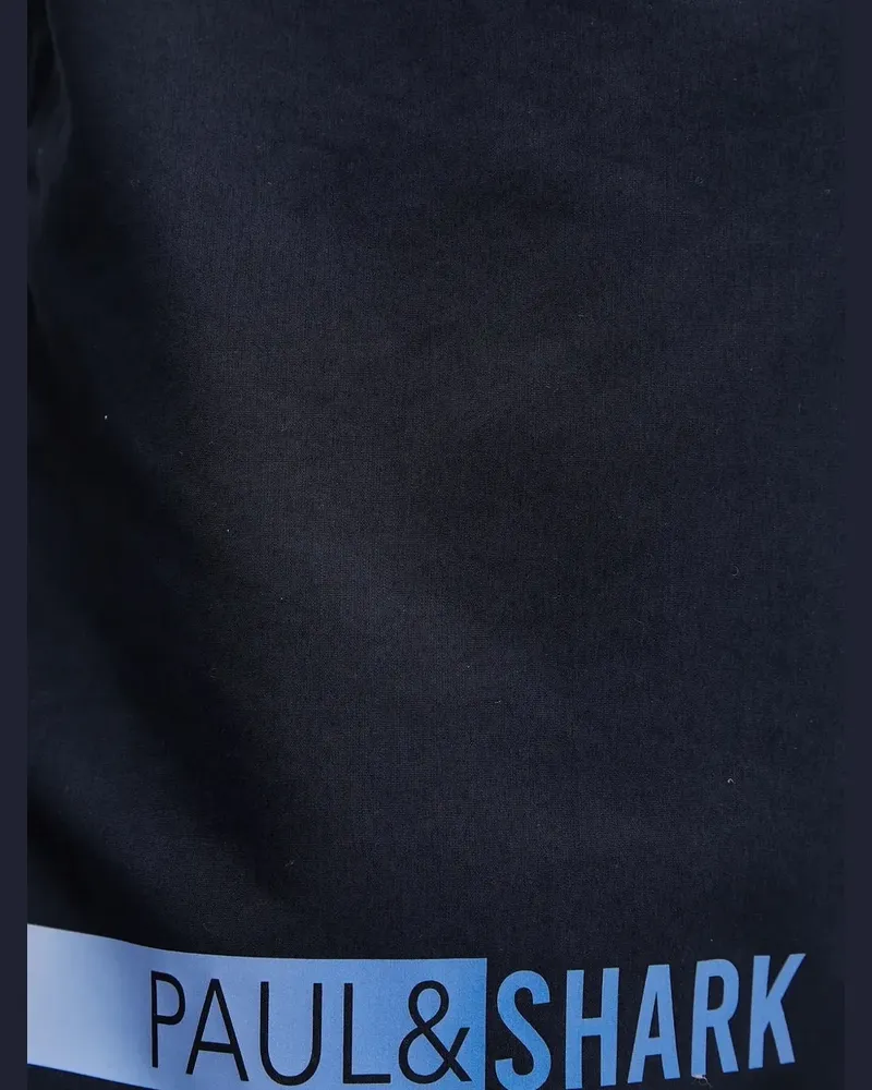 Paul & Shark Badeshorts mit Logo-Print - Blau Blau