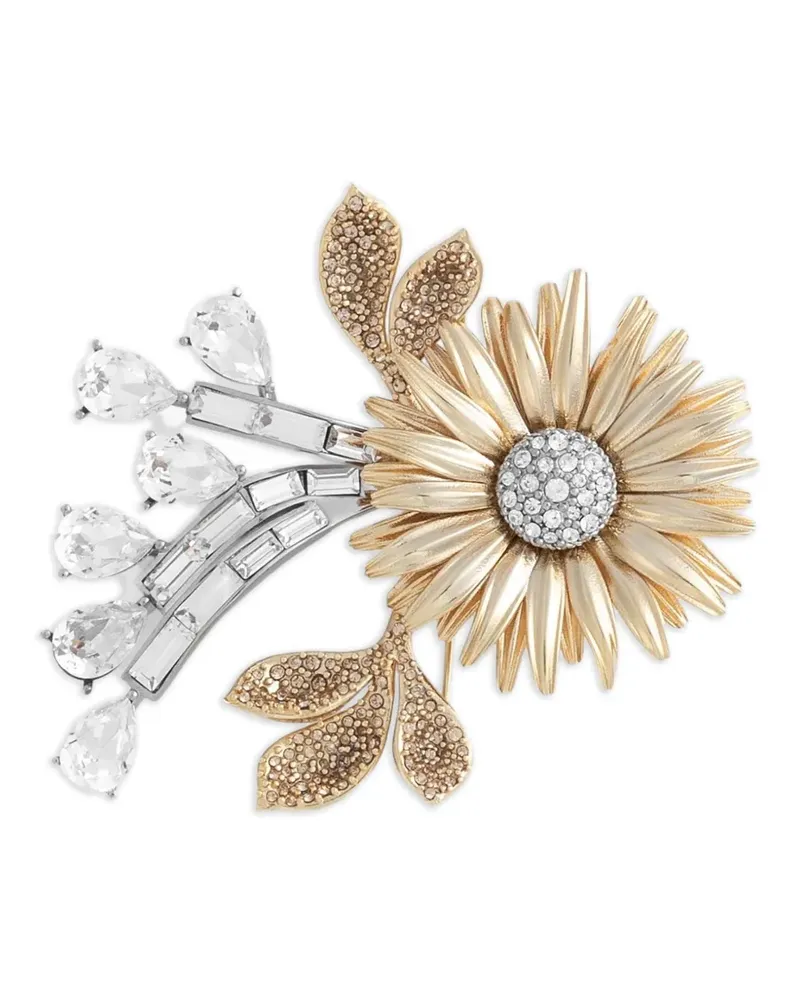 Dolce & Gabbana Blumenbrosche - Silber Silber