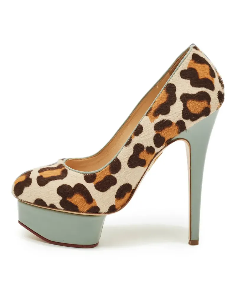 Charlotte Olympia Dolly Pumps mit Leoparden-Print - Nude Nude