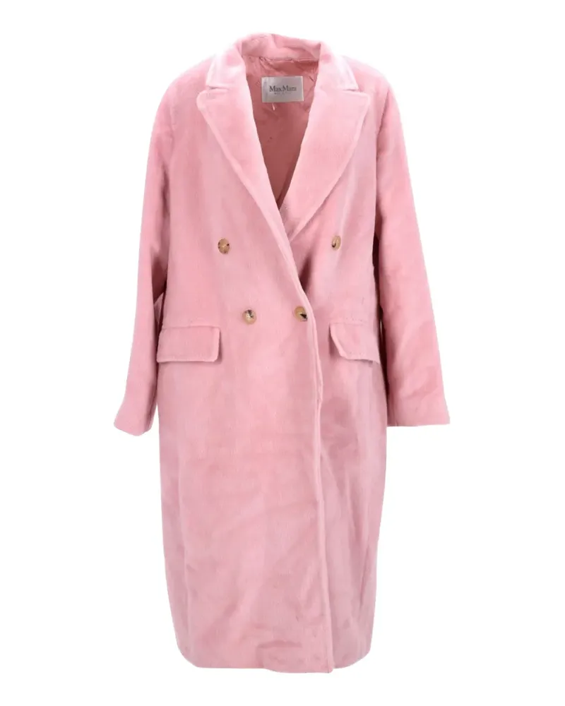 Max Mara Zarda double-breasted coat - Rosa Rosa