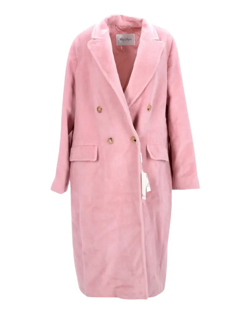 Max Mara Zarda double-breasted coat - Rosa Rosa