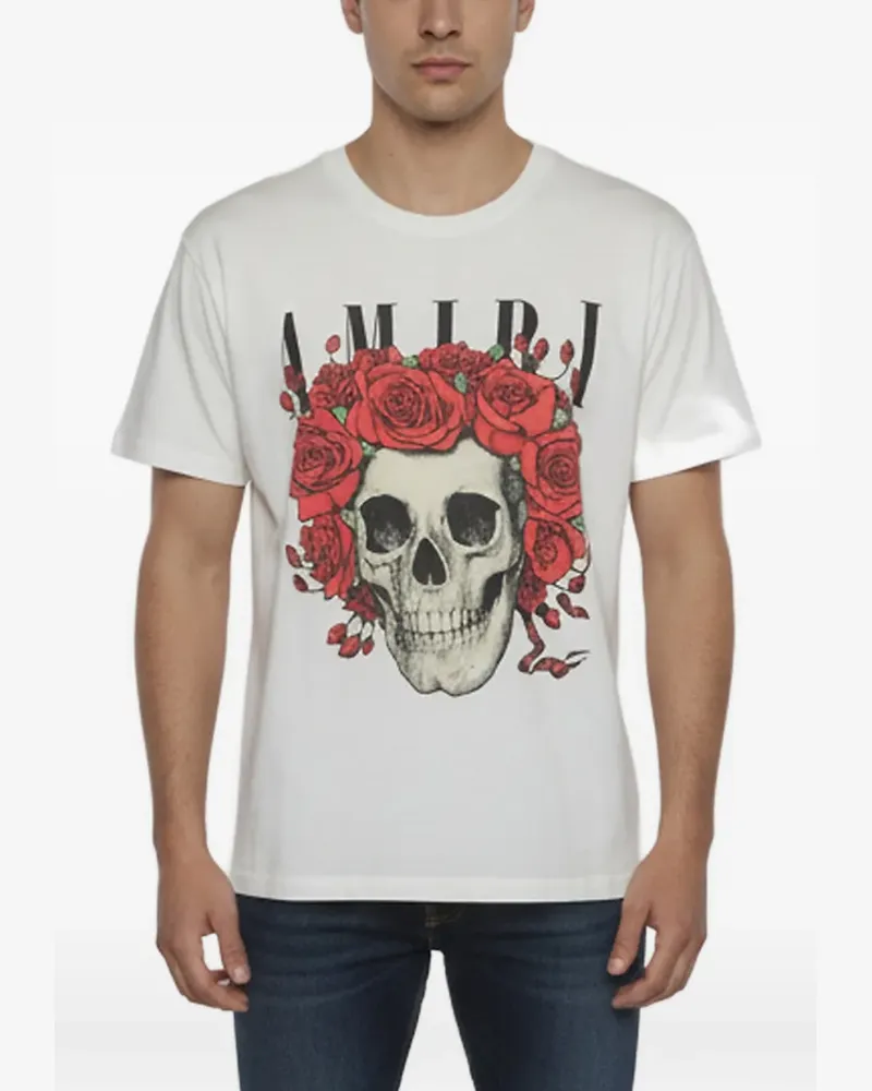 Amiri T-Shirt mit Grateful Dead-Print - Weiß Weiß